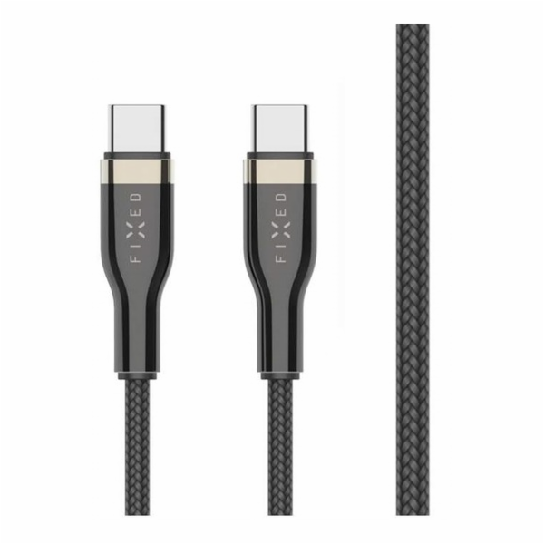 Fixed kabel USB-C/C 1.2m FIXDA-CC12-GR