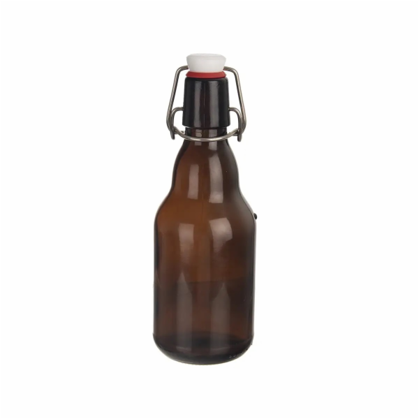 Láhev 350 ml s pákovým uzávěrem sklo/kov
