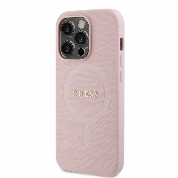 Guess Saffiano MagSafe kryt iPhone 15 Pr