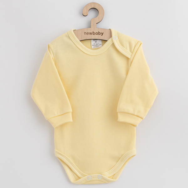 Kojenecké bavlněné body New Baby Casually dressed žlutá V...