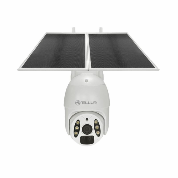Tellur Smart WiFi Solar Camera P&T 3MP, 2K UltraHD, PIR, ...
