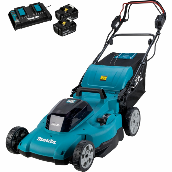 Makita DLM539PT2 aku sekacka na travu
