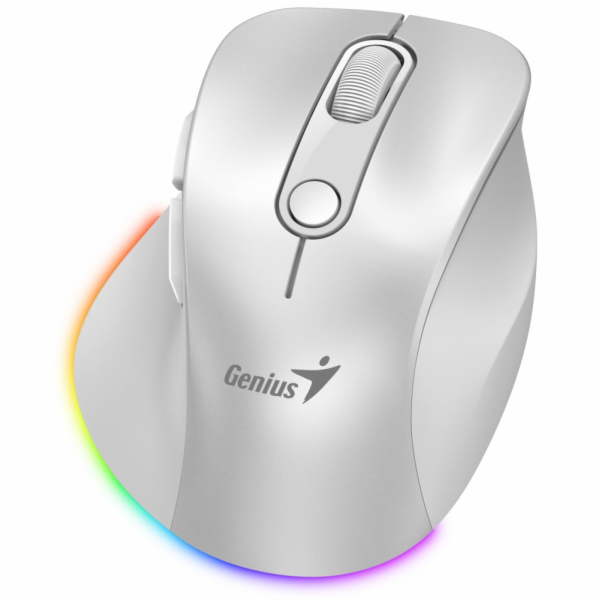 GENIUS Ergo 9000S Pro Pearl White/ duální Bluetooth + 2,4...