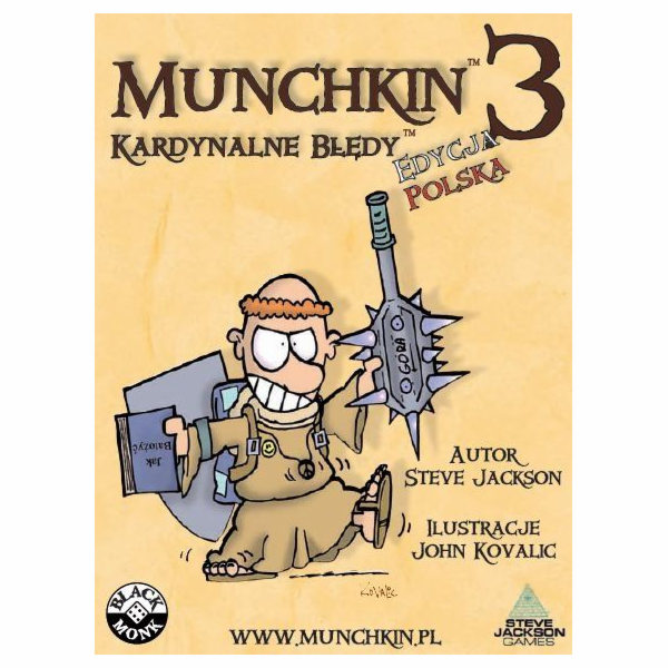 Black Monk Munchkin 3 - Kardinální chyby