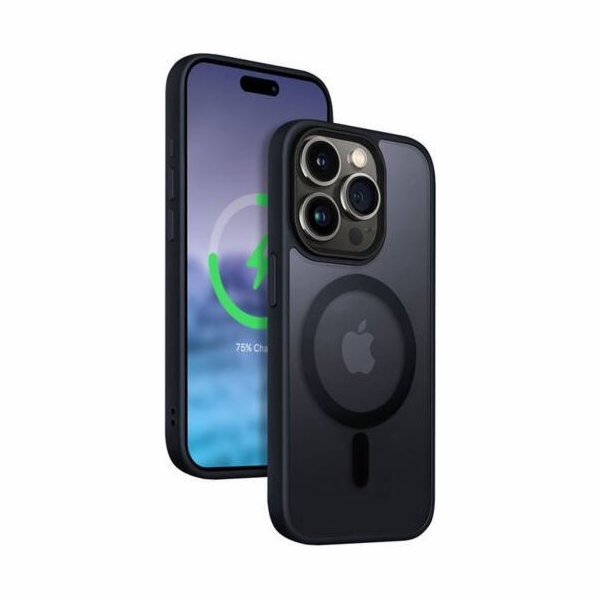 Hybrid Frost MAG Cover iPhone 15 Pro Max MagSafe Case Nav...