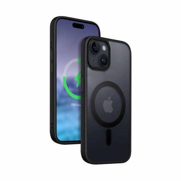 Hybrid Frost MAG Cover iPhone 15 Plus MagSafe Black Case