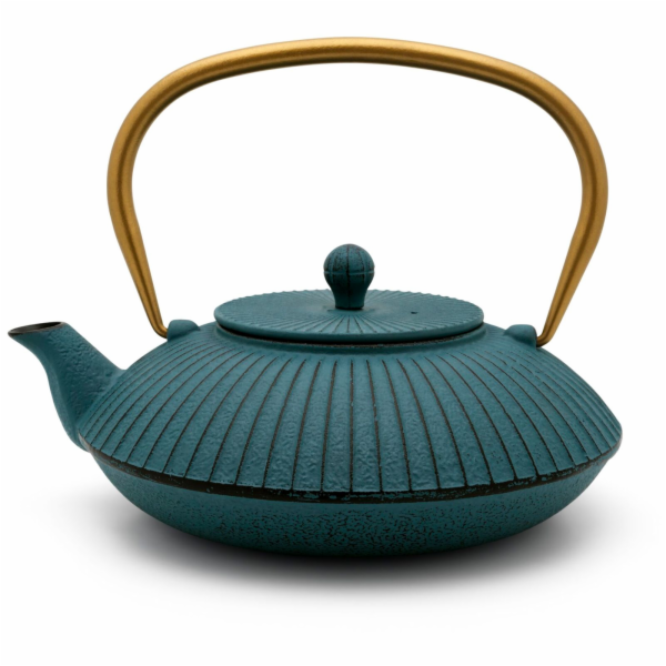 Bredemeijer Teapot Linhai 1,1l  Cast Iron petrol gold 153031