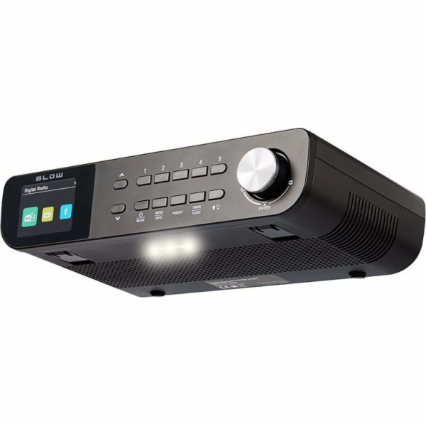 FM/DAB+ RK1 Přenosné kuchyňské rádio, černé