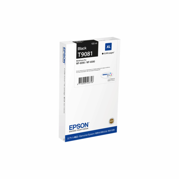 EPSON Ink čer WF-6xxx Ink Cartridge Black XL