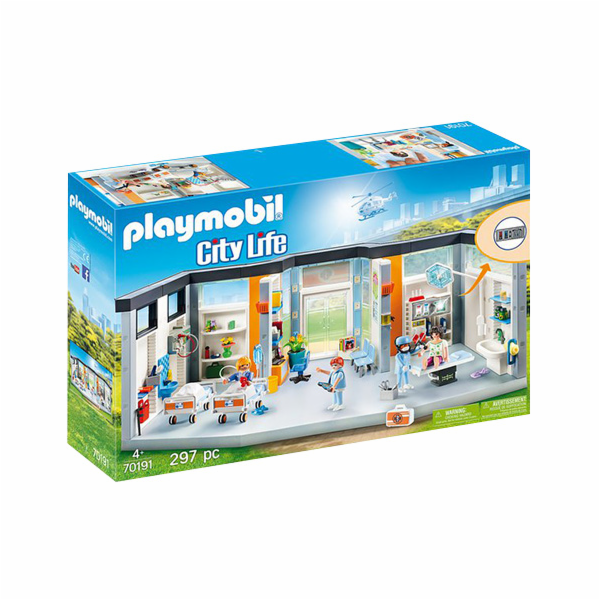 Nemocnice s vybavením Playmobil, Nemocnice, 297 dílků