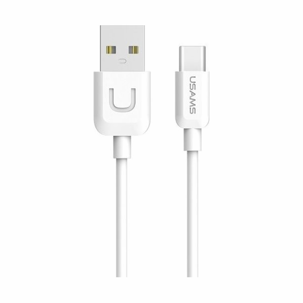 Usams U-Turn USB-C USB kabel 1m bílá/bílá 2A TCUSBXD02 (U...