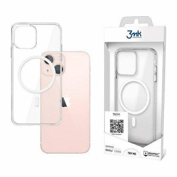 3mk ochranný kryt MagCase pro Apple iPhone 13 mini, čirý