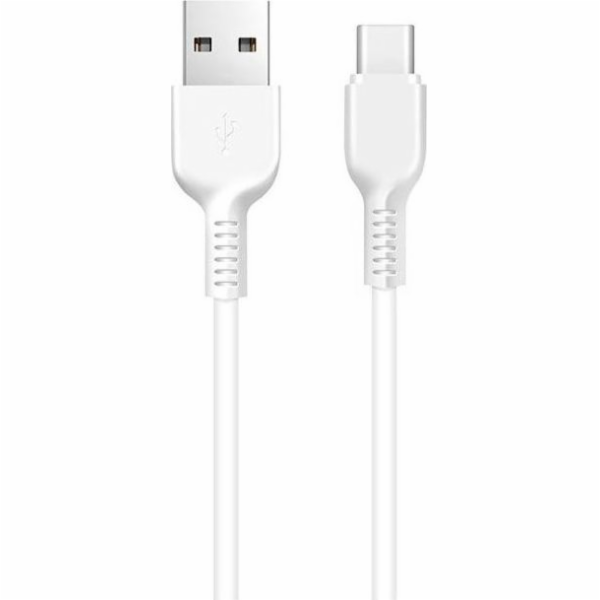 Data kabel HOCO X20 Flash, USB-C, 2.0A, 3m, bílá