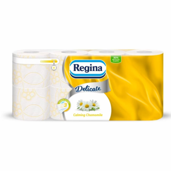 Papír toaletní 3 vrstvý Delicate heřmánek 8 ks