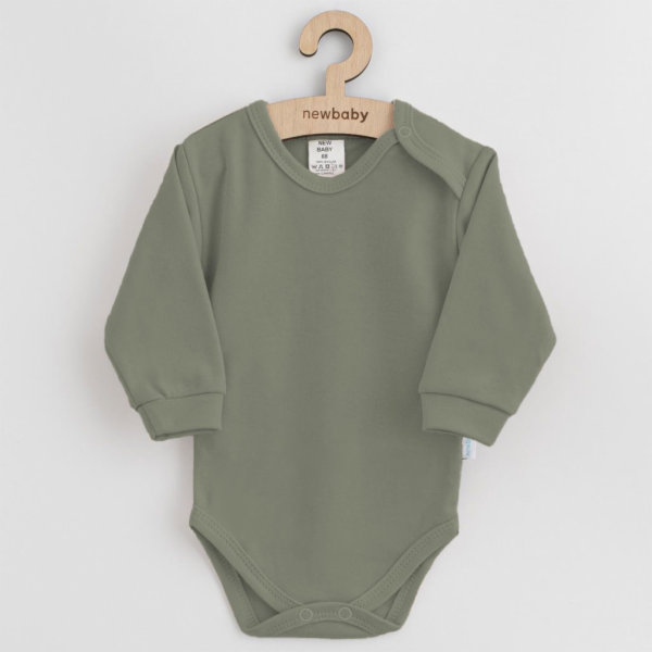 Kojenecké bavlněné body New Baby Casually dressed zelená ...