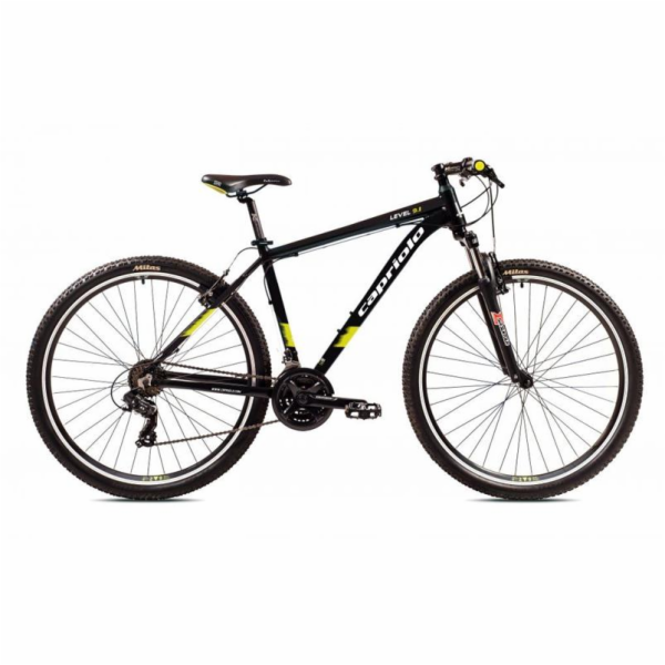 Horské jízdní kolo Capriolo LEVEL 9.1, 29"X21" černo žluté