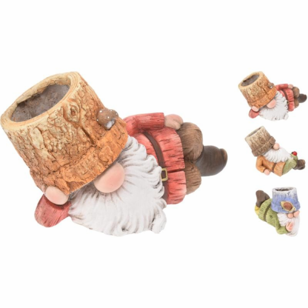 Květináč trpaslík 27 cm žlutá KO-795210820zlut