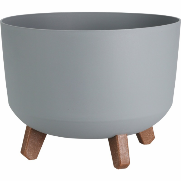Květináč na nohách šedá 29 x 17 cm KO-Y89300620