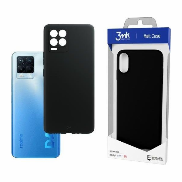 3mk ochranný kryt Matt Case pro Realme 8 Pro, černá