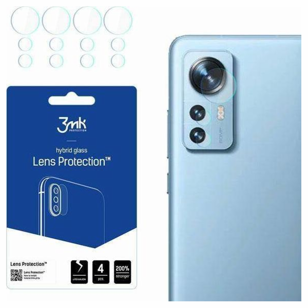 3mk hybridní sklo Lens ochrana kamery pro Xiaomi 12 / Xia...