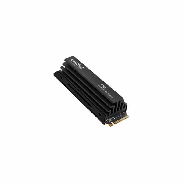 Crucial SSD 2TB T705 PCIe Gen5 NVMe M.2 SSD with heatsink