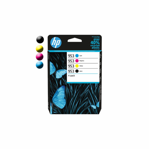 HP 953 CMYK Original Ink Cartridge 4-Pack (700 / 700 / 70...