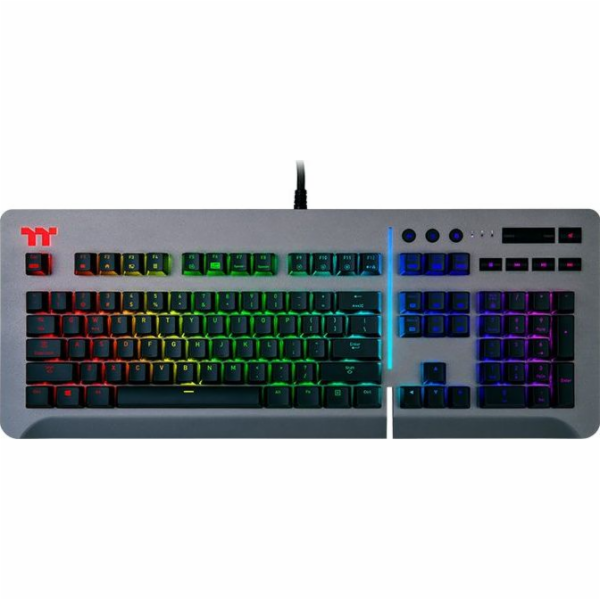 Thermaltake Level 20 RGB titanová klávesnice (KB-LVT-BLSR...