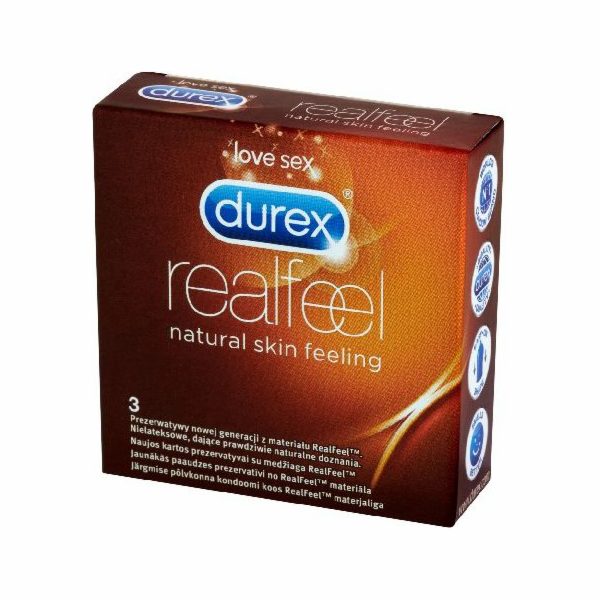 Kondomy Durex Real Feel 3 ks
