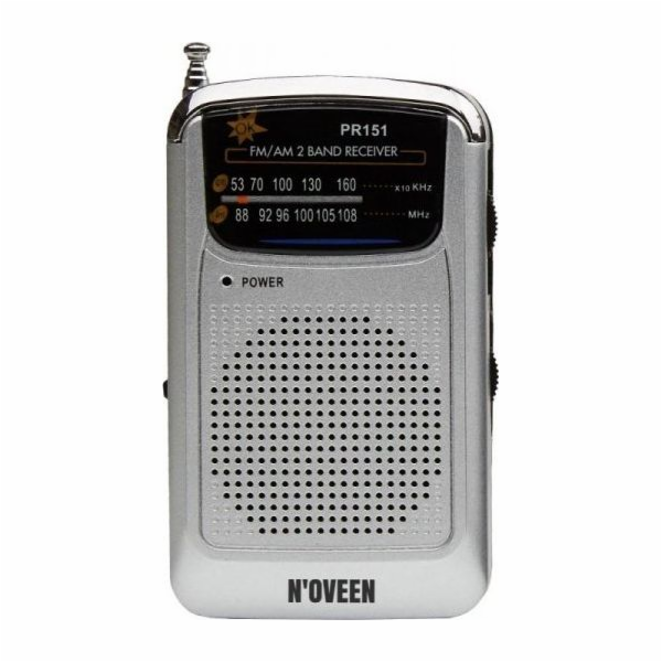 Rádio Noveen Přenosné rádio Noveen PR151 Silver