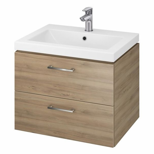 Cersanit Lara 60cm set skříňky a umyvadla z ořechu (S801-...