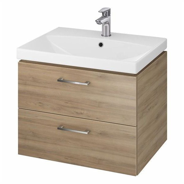 Cersanit Lara 60cm ořechová skříňka se sadou umyvadla (59...