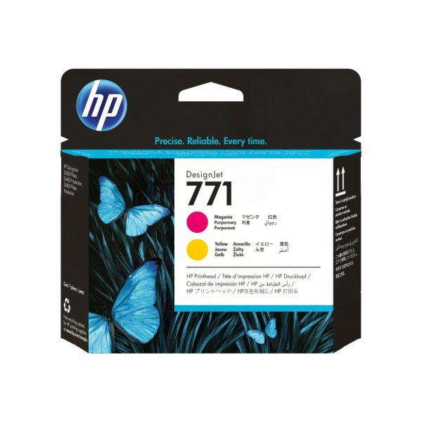 Tisková hlava HP HP No 771 purpurová/žlutá (CE018A)