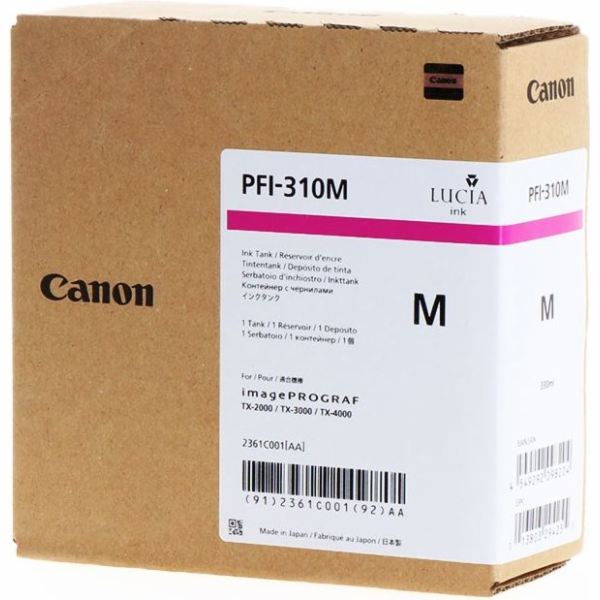 Inkoust Canon PFI-310M (purpurový)