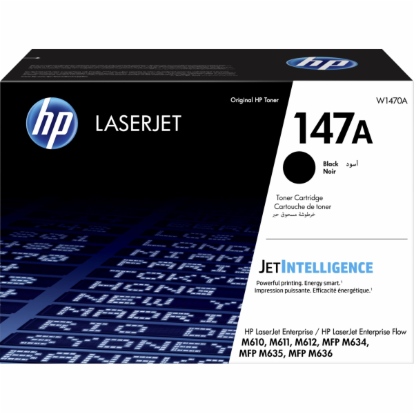 Toner HP HP č. 147A W1470A Černá 10,5K W1470A