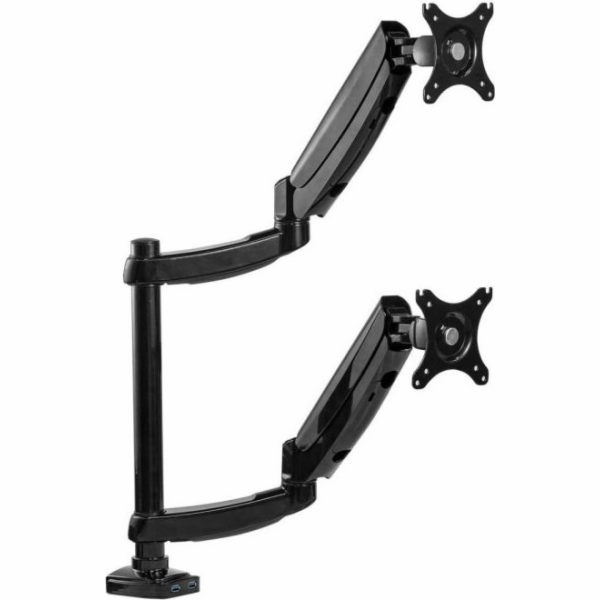 Fellowes Stolní držák pro 2 monitory 17 - 32 Platinum (80...