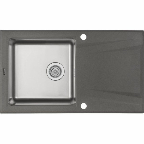 Deante PRIME DŘEZ ANTRACITOVÁ METALICKÁ ŽULA-OCEL 860X500...