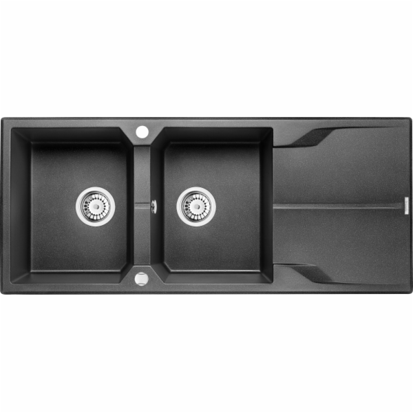 Deante SINK.ANDANTE GRAPHITE MET.GRANITE 2K W/O 1160x500x...