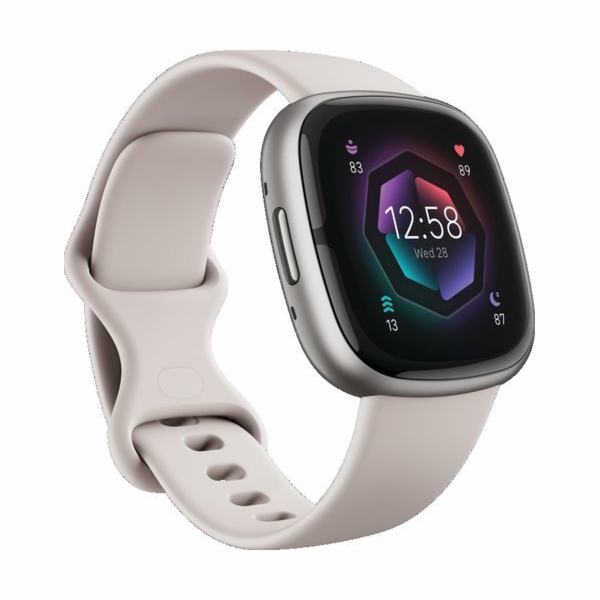 Fitbit by Google Sense 2 bílá a šedá