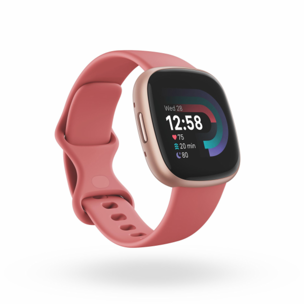 Fitbit od Google Versa 4 růžová a měděná