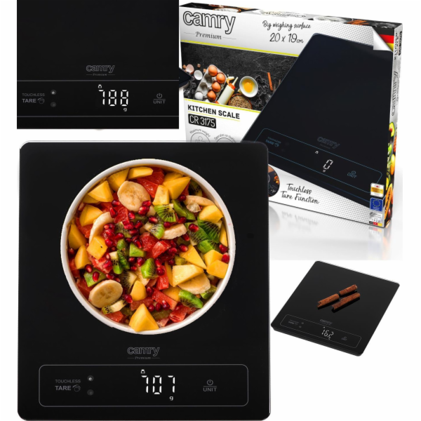 Elektronická kuchyňská váha přesná dotyková LCD