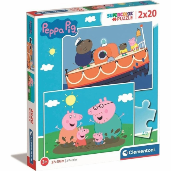 Clementoni Supercolor - Prasátko Peppa, puzzle