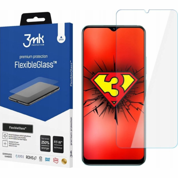 3mk hybridní sklo FlexibleGlass pro Realme C33