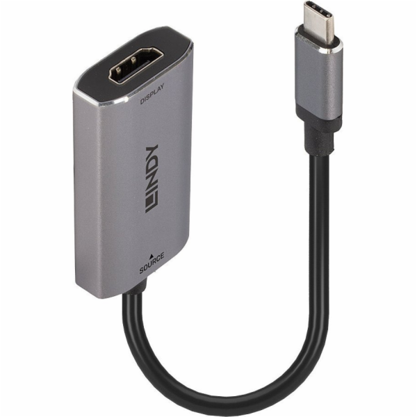 USB převodník 8K60, USB-C samec > HDMI samice