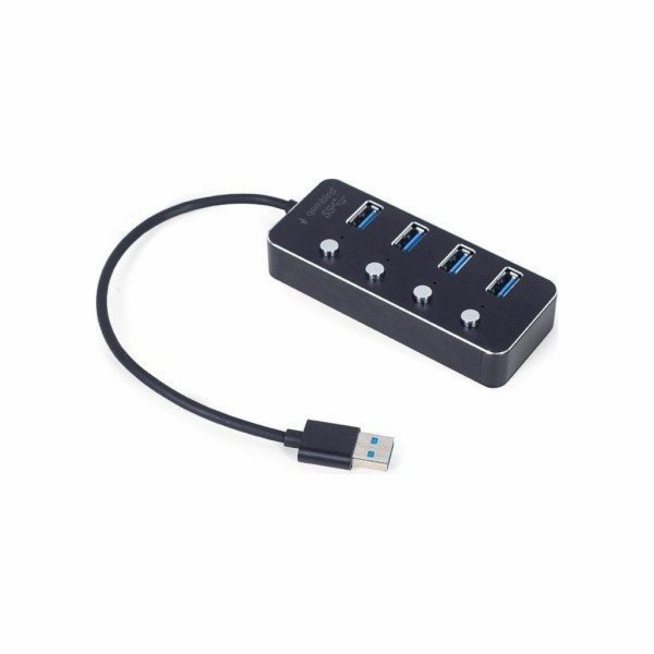 Gembird USB HUB I/O HUB USB3 4PORT/UHB-U3P4P-01 GEMBIRD