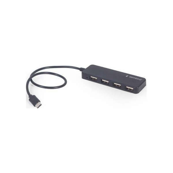Gembird USB HUB Gembird Hub USB-C 4-port (černý)