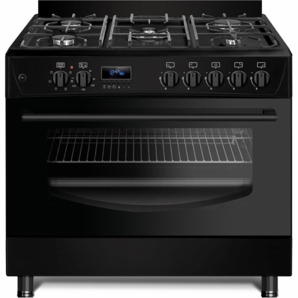 Sporák plyn-elektrický 90 cm KWGE-K90 Chef Modern Black