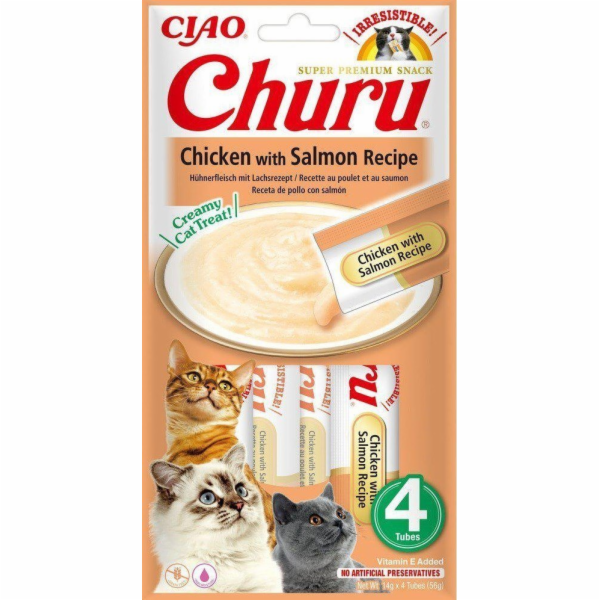 Inaba Foods Inaba CHURU Kuřecí maso s lososovou pochoutko...