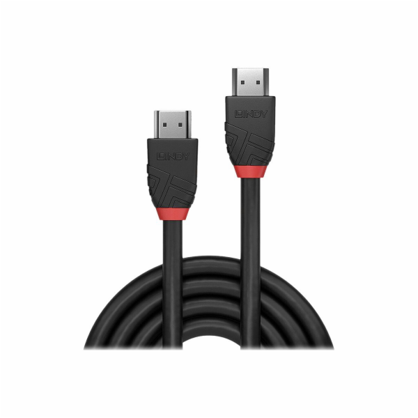 Lindy Black Line - Ultra High Speed  - HDMI kabel s Ether...