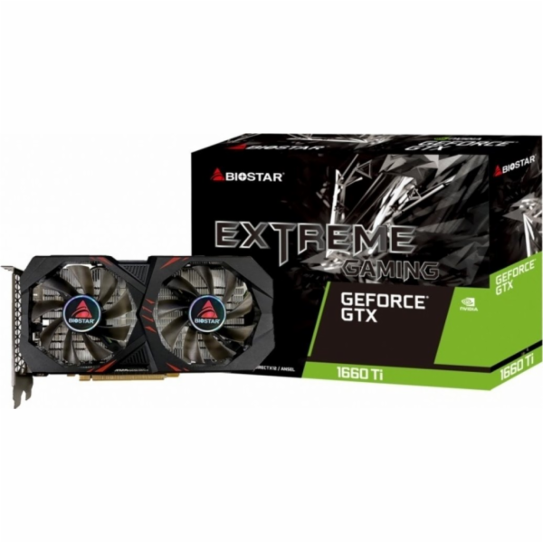 Biostar GeForce GTX 1660 Ti 6GB GDDR6 grafická karta (VN1...