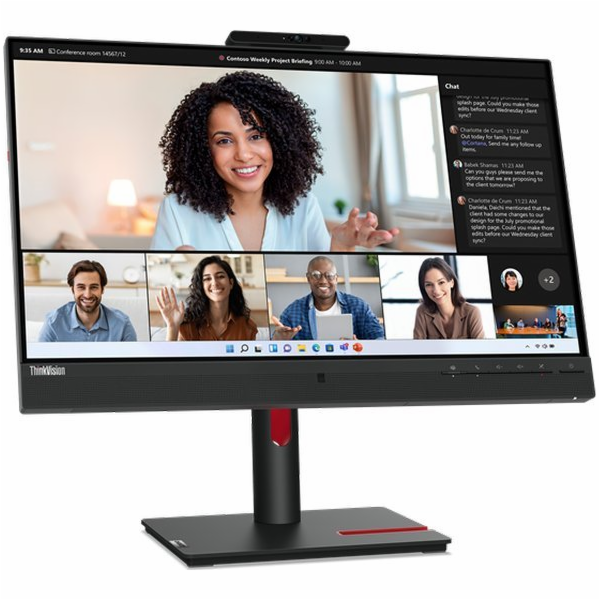 Monitor Lenovo ThinkVision T24mv-30 24 FHD monitor IPS pa...